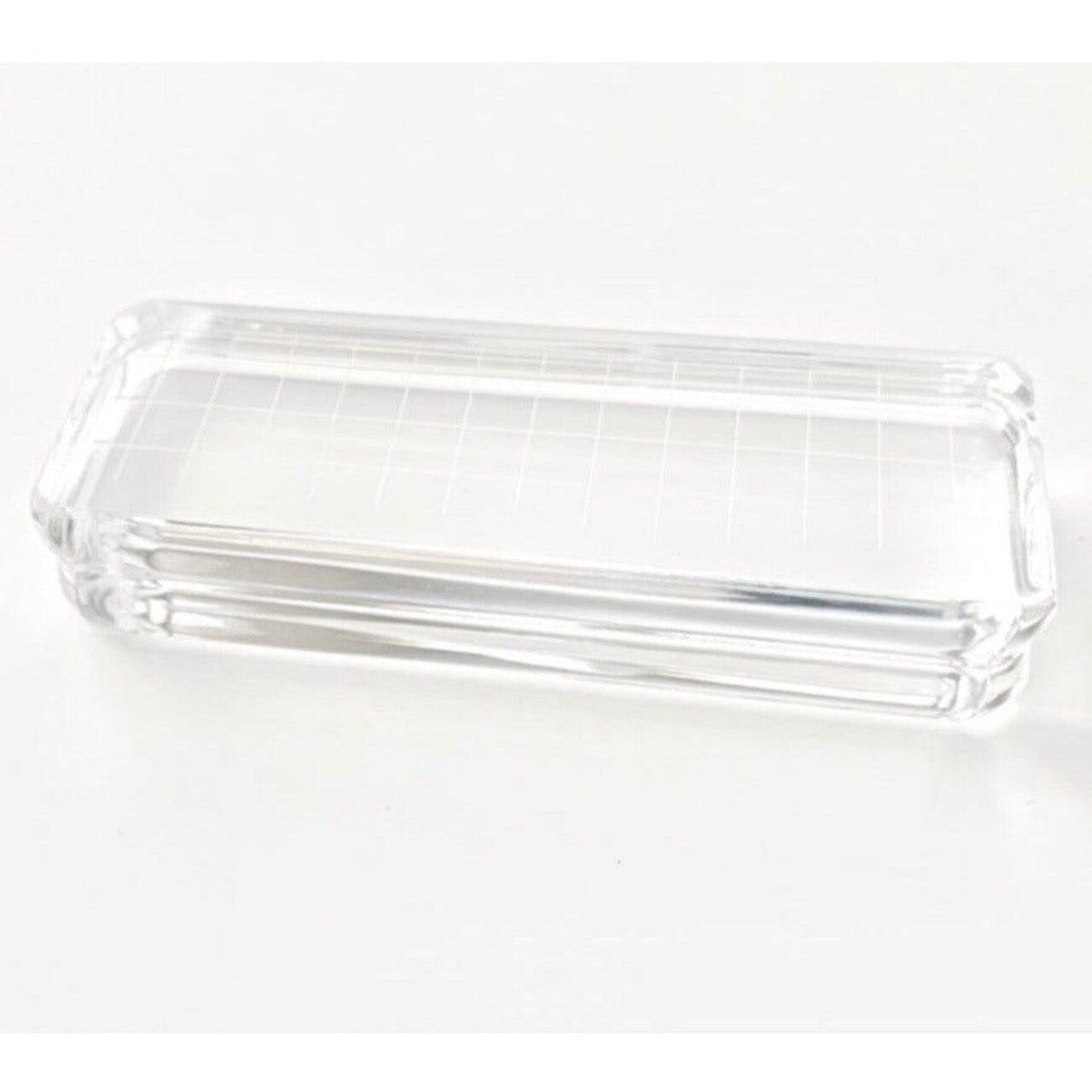 Gina K. Designs Comfort Clear Stamp Block - 1.25" x 3.5" Small Rectangle